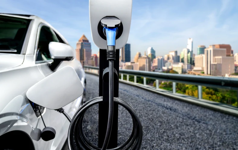 Commercial EV charging point