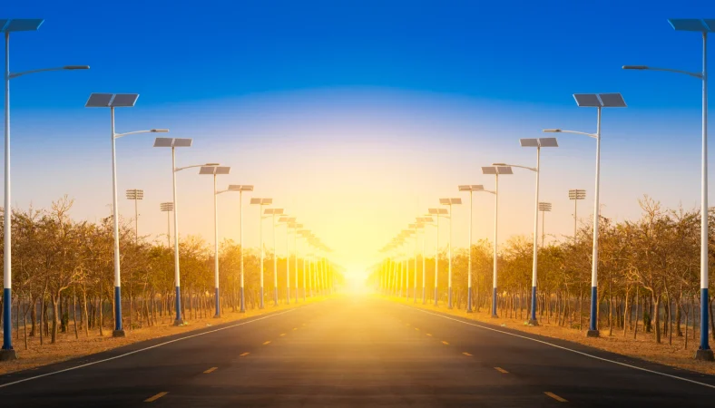 Solar Powered Street Lights