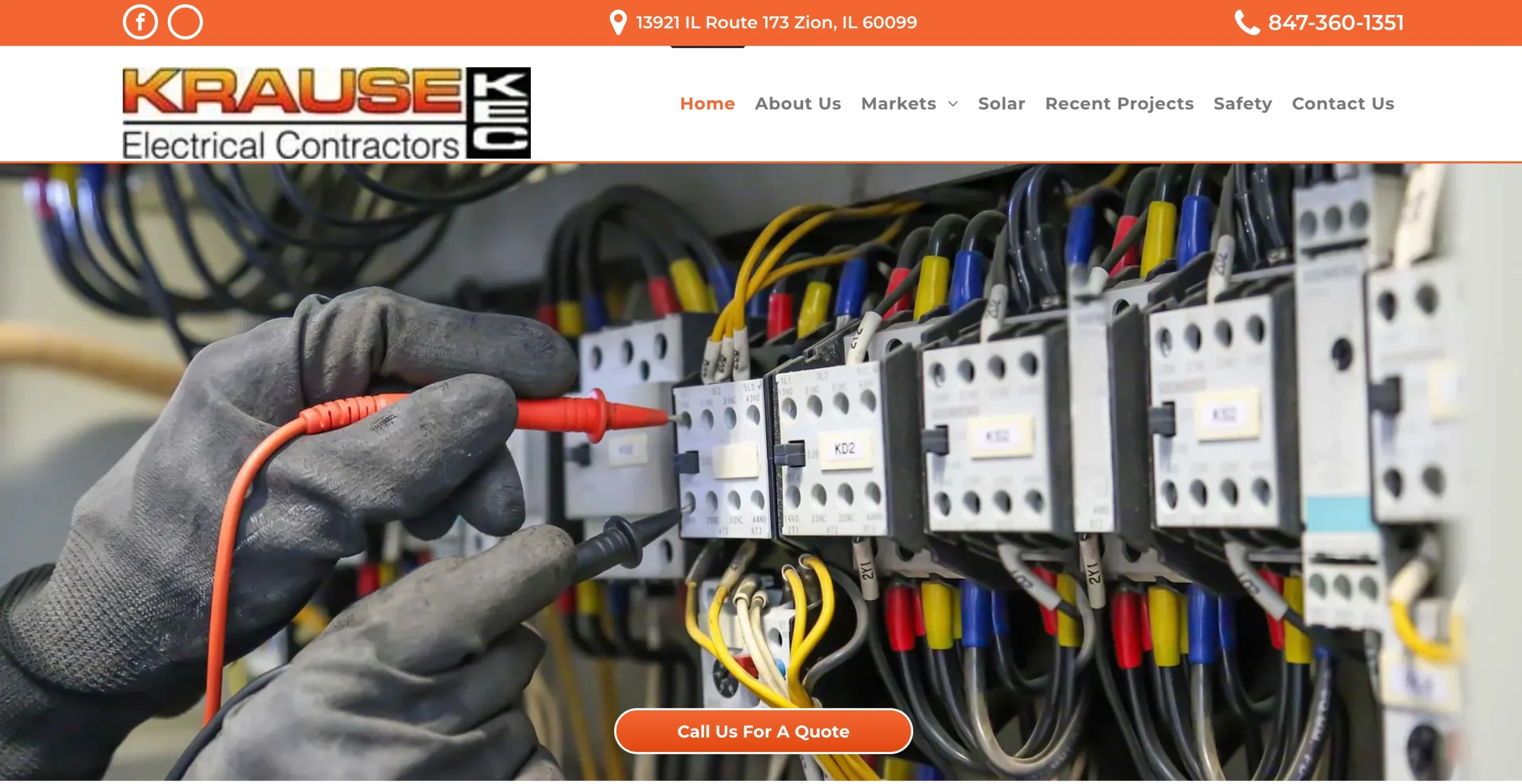 Solar Installer - Krause Electrical Contractors main page
