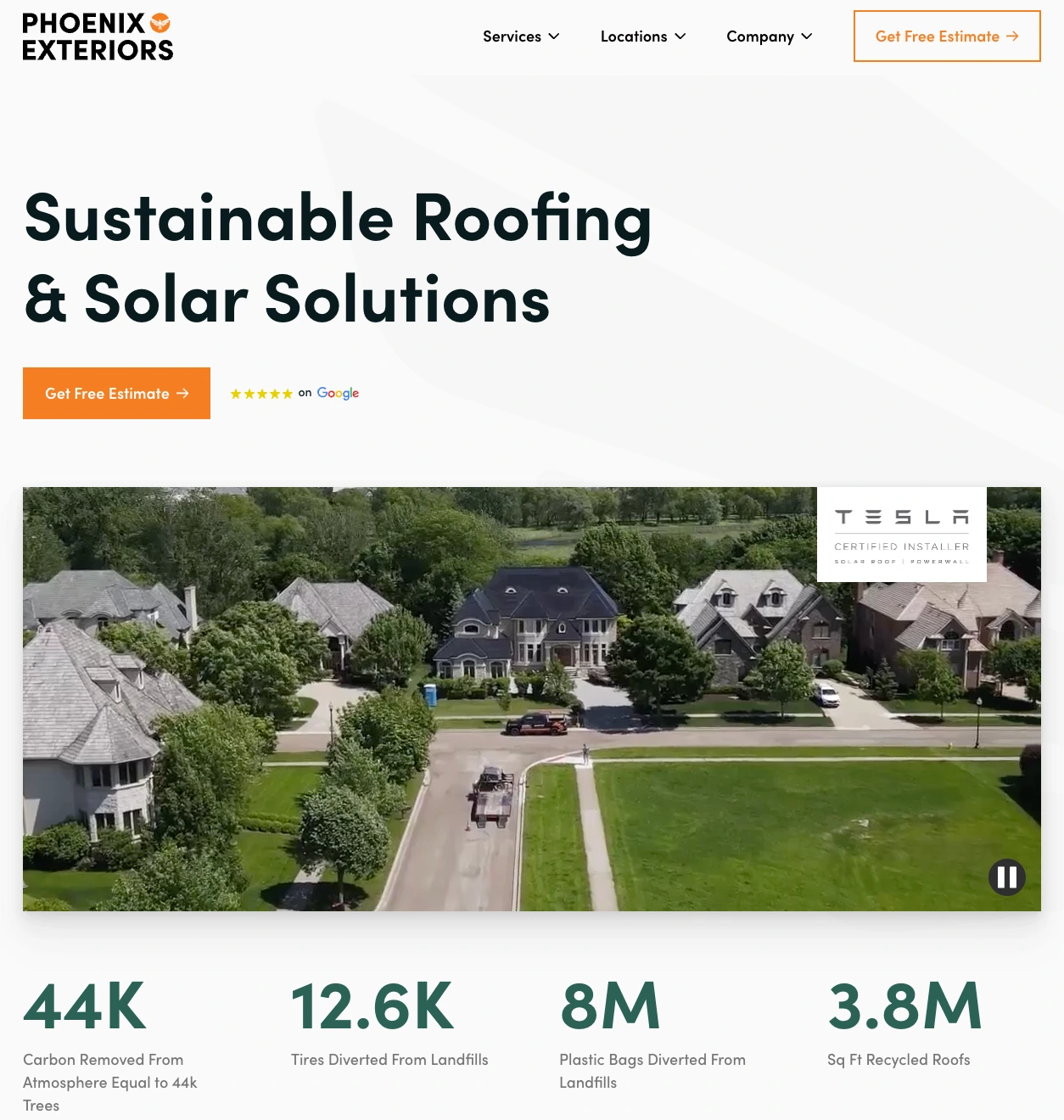 Solar Panel Installer Phoenix Exteriors & Solar main page