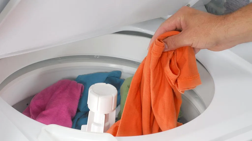 A top-loading washing machine